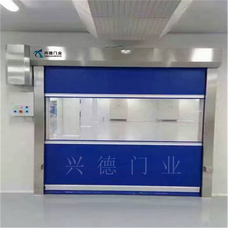 興德門眾多企業廠房選擇,只因快硬質快速門的人性化